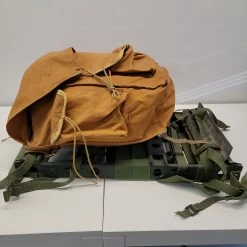 Spirit West Camp Trails 1946 Canvas 45L External Frame (Army Green & Tan) Gear