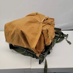 Spirit West Camp Trails 1946 Canvas 45L External Frame (Army Green & Tan) Gear