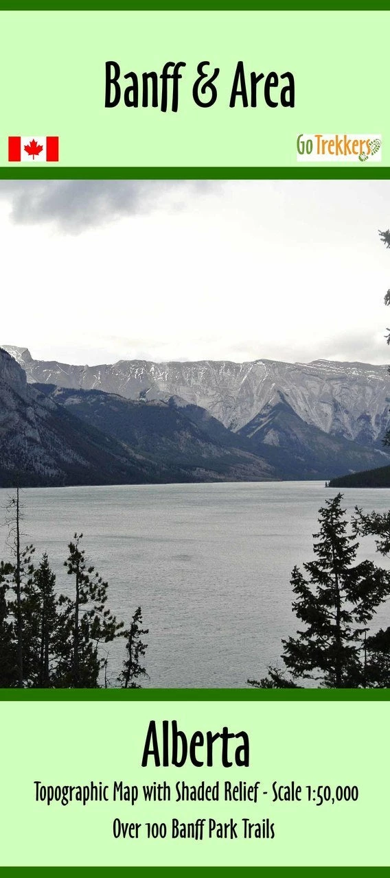 Go Trekkers Banff And Area Map Maps