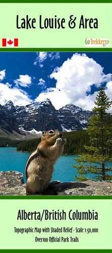 Go Trekkers Lake Louise & Area Hiking Map Books
