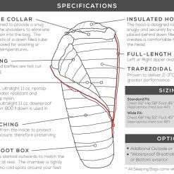 Spirit West Cloud Forest 0°C Down Sleeping Bag Gear