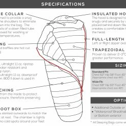 Spirit West Gear Ice Flow -18°C Down Sleeping Bag