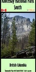 GoTrekkers Maps Kootenay National Park South