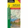 National Geographic Banff North Trail Map Canadian Rockies