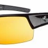 Ryders Eye Wear Ryders Caliber Black With Orange Lens