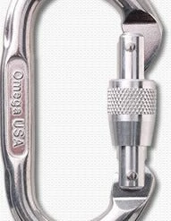 Omega Pacific Standard Oval Locking Carabiner Activities